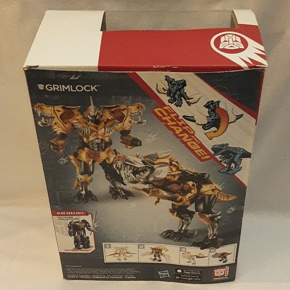 Transformers Age of Extinction Flip & Change GRIMLOCK with Box - Picture 2 of 16